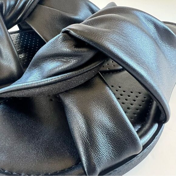 Clark’s Reyna Twist Women's Black Slide Comfort Slip On Slide Sandals SZ 8 - Picture 8 of 14